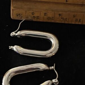 Silver Hoop Earrings